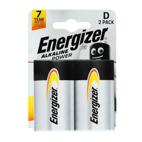 Батарейка лужна D/LR20 (бл-2шт) Energizer Base