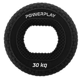 Еспандер кистьовий силіконовий PowerPlay PP-4333 Hand Grip Hard 30 кг Чорний (PP_4333_Black_30kg)