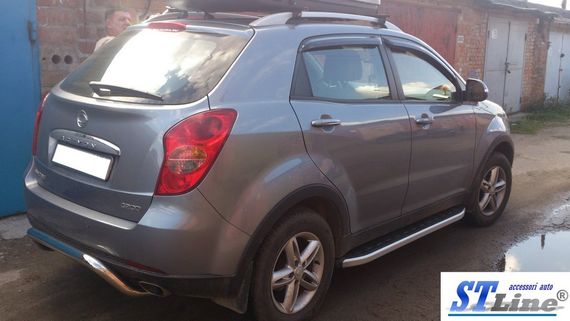 Задня дуга AK007 (нерж) для SsangYong Korando 2010-2019 | Зображення 1