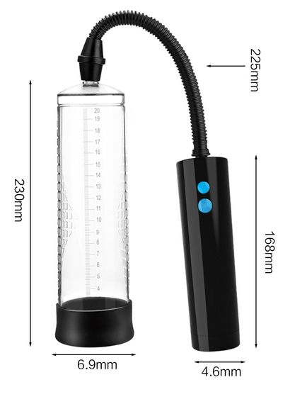 Автоматична вакуумна помпа із зарядкою від USB CANWIN Passion Pump - P406AU Sex Aura | Зображення 5