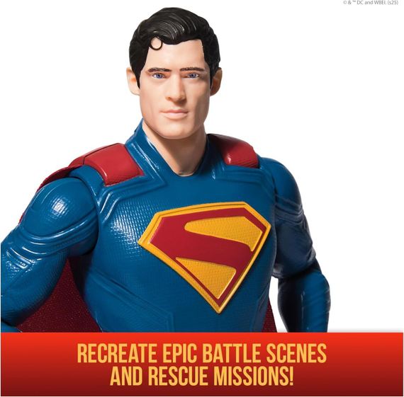 Игровая фигурка Супермен 30см. DC Comics 12-inch SUPERMAN Action Figure. 11 точек артикуляции. Spin Master | Зображення 6