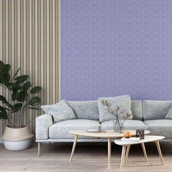 3D панель самоклеюча 700х770х5мм цегла світло - фіолетова (015-5) SW-00000083 | Зображення 4