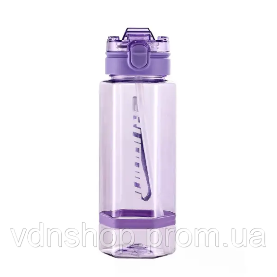 Бутылка для воды многоразовая 760 мл бутылочка с трубочкой для спорта и школы HP-14-48V