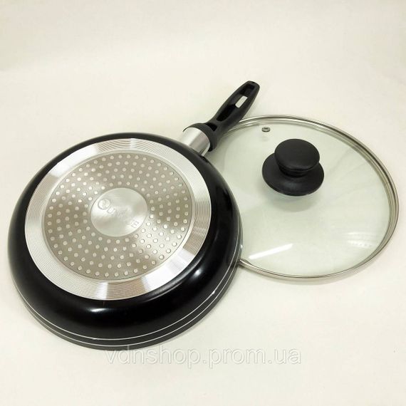 Сковорода з алюмінієвим шаром UNIQUE, Легка у використанні сковорода, Якісні кухонні сковорідки LP-70 | Зображення 3