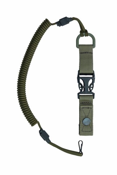 Тренчик шнур із фастексом швидкознімний страхувальний шнур паракорд Піксель олива камуфляж 993 ms