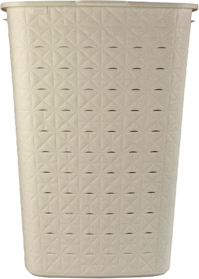 Кошик для білизни пластиковий Curver Softex 56 л 00571 кремовий, міцний і зручний | Зображення 1