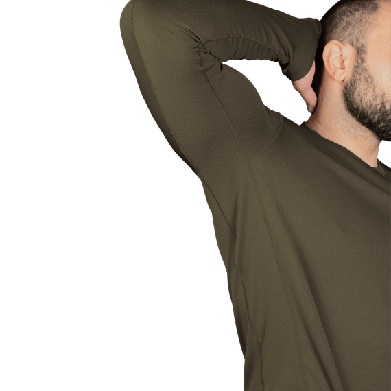 Лонгслів Chiton CoolPass Antistatic Олива (7044), XXL | Зображення 4