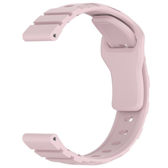 Силіконовий ремінець Defense для Smart Watch 20mm Light Pink | Зображення 2