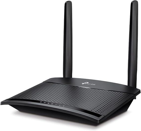Wi-Fi роутер TP-Link 4G LTE с поддержкой SIM-карт маршрутизатор 150 Мбит/с, WLAN 2.4GHz Wi-Fi N300 2 порта LAN | Зображення 1