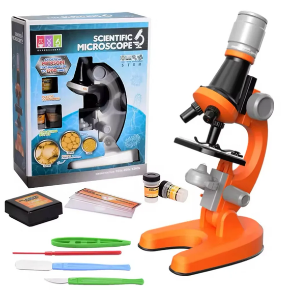 Детский микроскоп Scientific Microscope увеличивает в 1200 раз