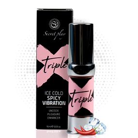 Рідкий вібратор TRIPLE X - 3 IN 1 UNISEX PLEASURE ENHANCER GEL 15 ML Sex Aura