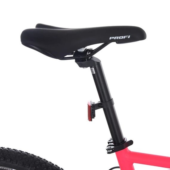 Велосипед "BELLE" PROF1 G26BELLE A26.1 26 д. Алюм.рама 17 ", SHIMANO 21SP, алюм.DB, FW TZ500, малиново-білий | Зображення 7