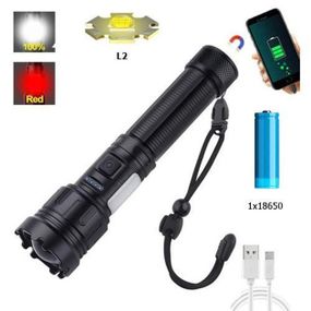 Ліхтар ручний WH01-L2-COB NY-639 power bank