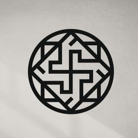 Панно декоративне картина на стіну Валькірія 400х400 acr-p000231