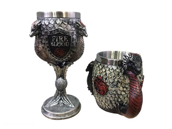 Подарочный Набор Кружка Чашка Бокал 3D Игра Престолов Game Of Thrones Fire and Blood Дом Таргариен | Зображення 4