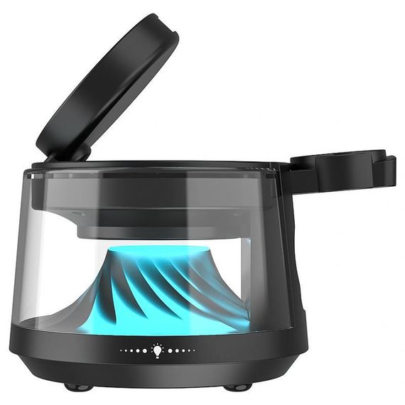 БЗУ WIWU Wi-W039 Flow 5in1 wireless charger with Speaker & Night Light 15W Black | Зображення 3