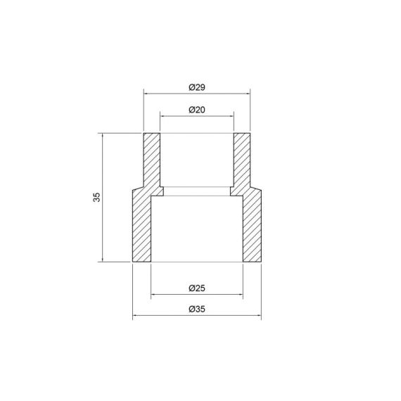 Муфта PPR Thermo Alliance 25х20 | Зображення 1