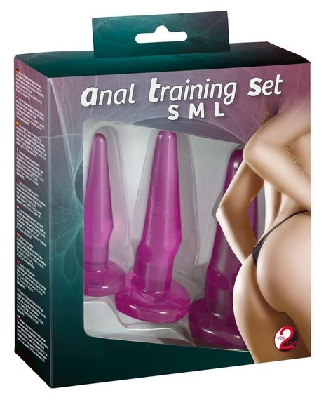 Анальні пробки - Anal Training Set Lila Sex Aura | Зображення 5