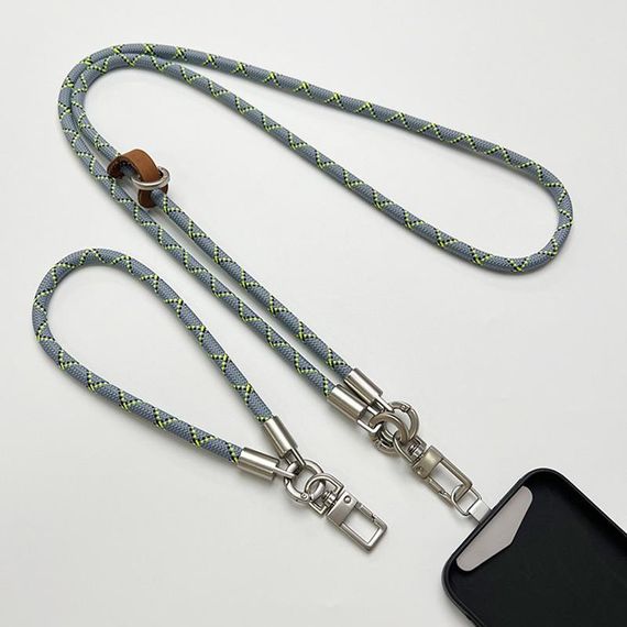 Набор шнурков 120см + 35см Gray / Yellow / Black | Зображення 1