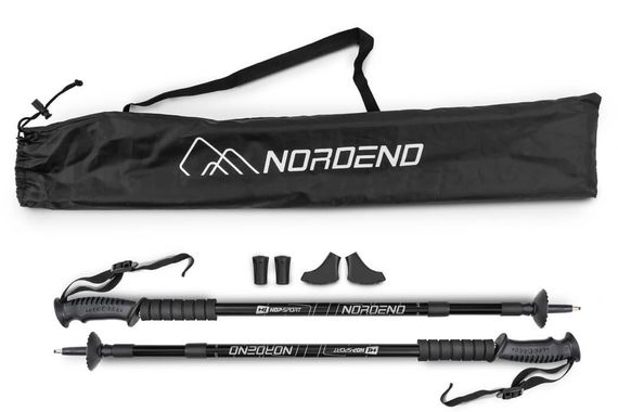 Трекінгові палиці Hop-Sport Nordend чорні | Зображення 1