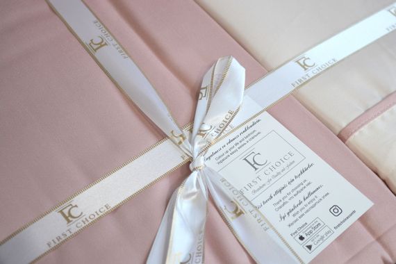 Постільна білизна First Choice Deluxe Satin 200 х 220 см Serenity Ivory Powder | Зображення 3