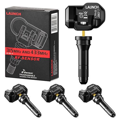 RF-датчик TPMS Launch 433/315 МГц програмований, універсальний (гумовий вентиль) LAUNCH LTR-03-RUBBER | Зображення 2