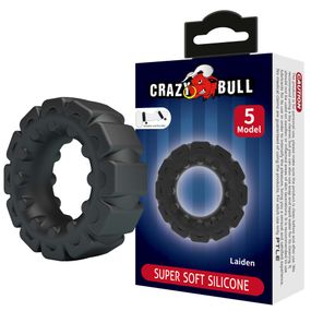 Ерекційне кільце Crazy Bull Laiden Super Soft Silicone Cock Ring – Black