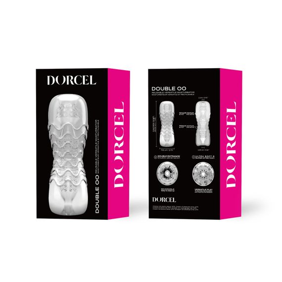 Мастурбатор Dorcel Double OO, двосторонній, два рельєфи | Зображення 2