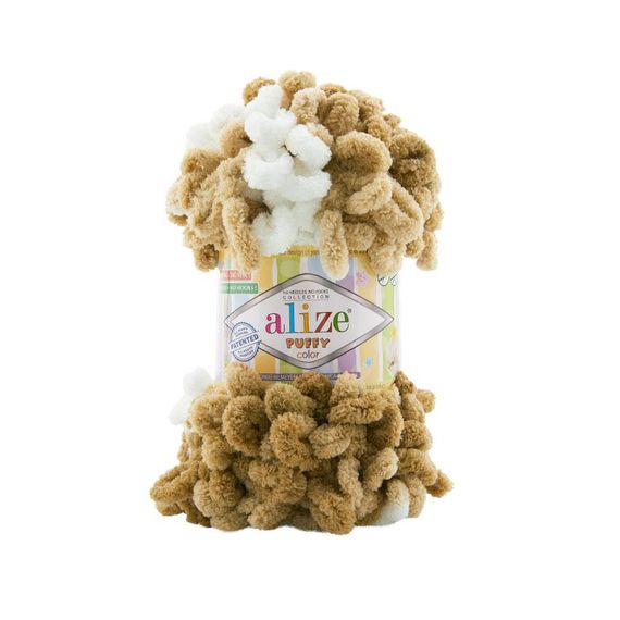 Пряжа ALIZE PUFFY COLOR 8054 алізе пуффі колор