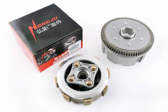 Кошик зчеплення (в зборі) 4T CG125 (73 зуба) HONGJU (mod:A)
