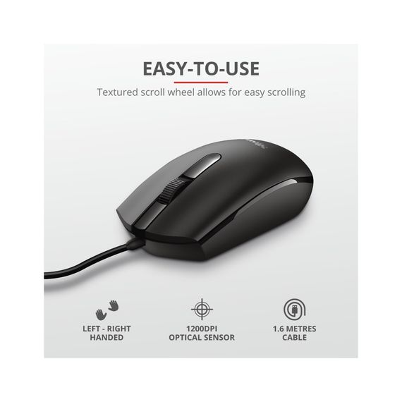 Мишка Trust Basi USB Black (24271) | Зображення 4