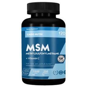 Хондропротектор (для спорта) GARO Nutrition MSM + Vitamin C 120 Caps