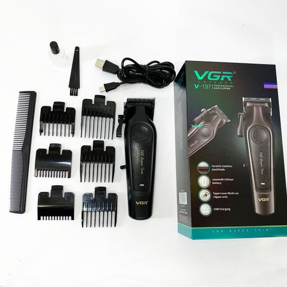 Акумуляторна машинка для стрижки VGR V-197 | Зображення 7
