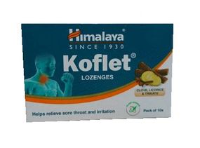 Кофлет, Koflet, 6 шт,  леденцы кашля Хималая ( Himalaya Herbalsr)