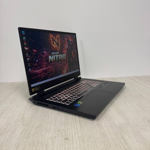 Ігровий ноутбук Б-клас Acer Nitro 5 AN517-55 / 17.3" (1920x1080) IPS / Intel Core i5-12450H (8 (12) ядер по 3.3 - 4.4 GHz) / 8 GB DDR4 / 512 GB SSD / nVidia GeForce RTX 3050, 4 GB GDDR5, 128-bit / WebCam б/в | Зображення 5