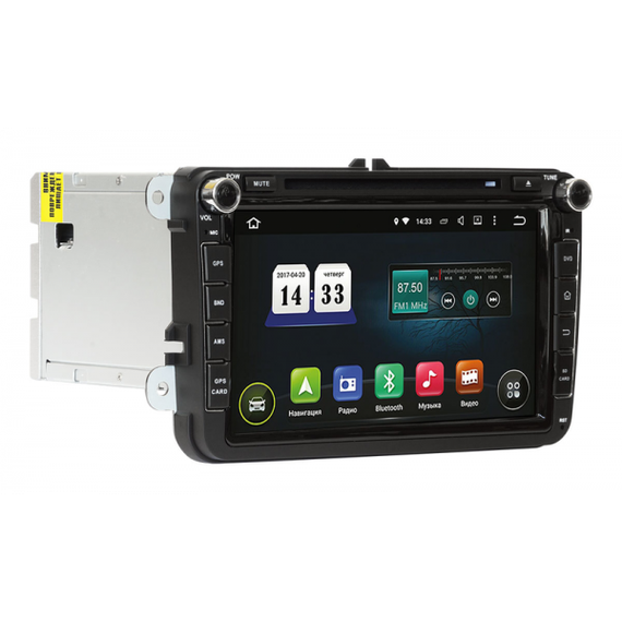 Штатна магнітола Volkswagen Universal 8 Android 12 2+16GB CarPlay IPS (42429-K8021-16GB_3683) | Зображення 3