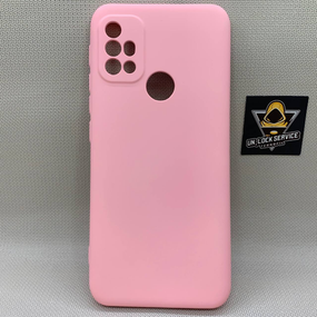 Motorola G10 / G20 / G30 SoftTouch Silicone Протиударний чохол софт тач Рожевий