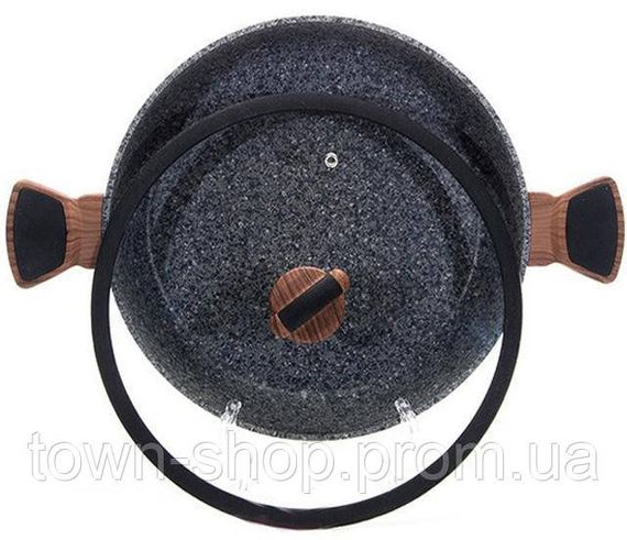 Сотейник Fissman Diamond Grey Ø28см с каменным антипригарным покрытием FN-AL-4306 | Зображення 2