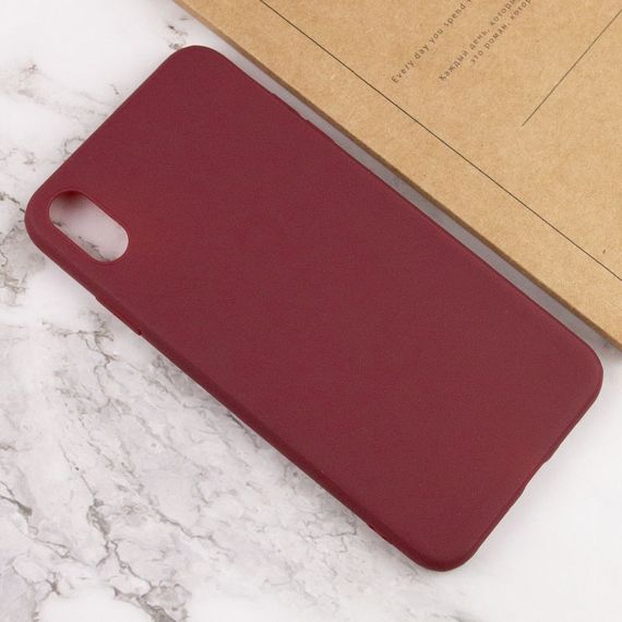 Силіконовий чохол Candy для Apple iPhone XS Max (6.5") Бордовий | Зображення 3