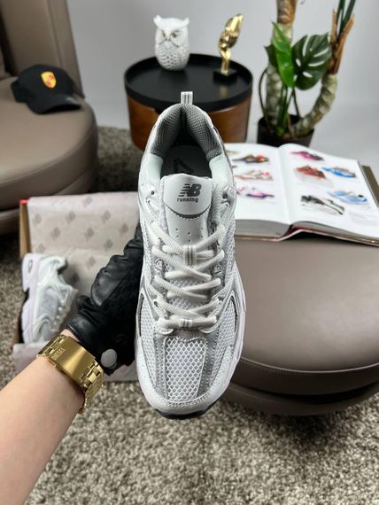 Чоловічі кросівки  New 530 Premium  White Silver весна / лето / осень A3661 43 27.5 см | Зображення 4
