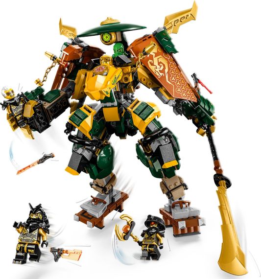 Конструктор LEGO Ninjago Командні роботи ніндзя Ллойда й Арін (71794) | Зображення 3
