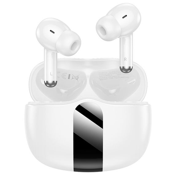 Бездротові TWS навушники Borofone FQ3 Soulmate ANC+ENC White | Зображення 2