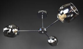 Люстра стельова на 3 лампочки 27290 Хром 30х67х67 см.