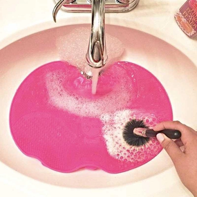 Коврик для мытья косметических кисточек Brush Spa | Силиконовый коврик для очистки кистей