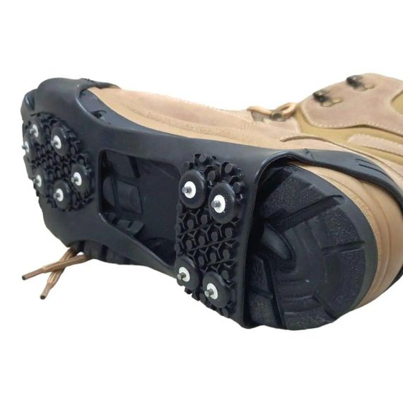Протиковзкі зимові шипи на взуття 38 - 46 р, Зимові льодоступи на взуття від ожеледиці 11 шипів   знижка | Зображення 2