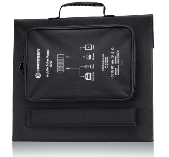 Портативний зарядний пристрій сонячна панель Bresser Mobile Solar Charger 60 Watt USB DC (3810050) 930150 | Зображення 7