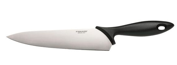 Кухонний ніж Fiskars кухарський Fiskars Essential, 21,4 см, нержавіюча сталь, пластик (1065565)