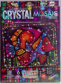 Набір для творчості "CRYSTAL MOSAIC" CRM-01 Danko Toys Рибка Вид 9