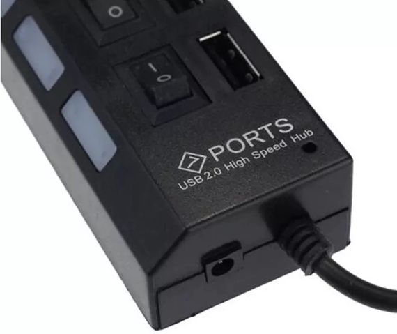 USB 2 на 7 портів зарядний пристрій для смартфона планшета павербанка | Зображення 5
