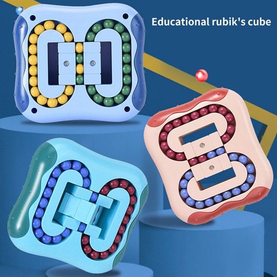 Кубик для зняття стресу дитячий обертовий Топ куля | Зображення 1
